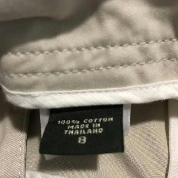 Eddie Bauer Khaki Vashon Fit Bermuda Chino Shorts, Size 8 - Picture 4 of 5